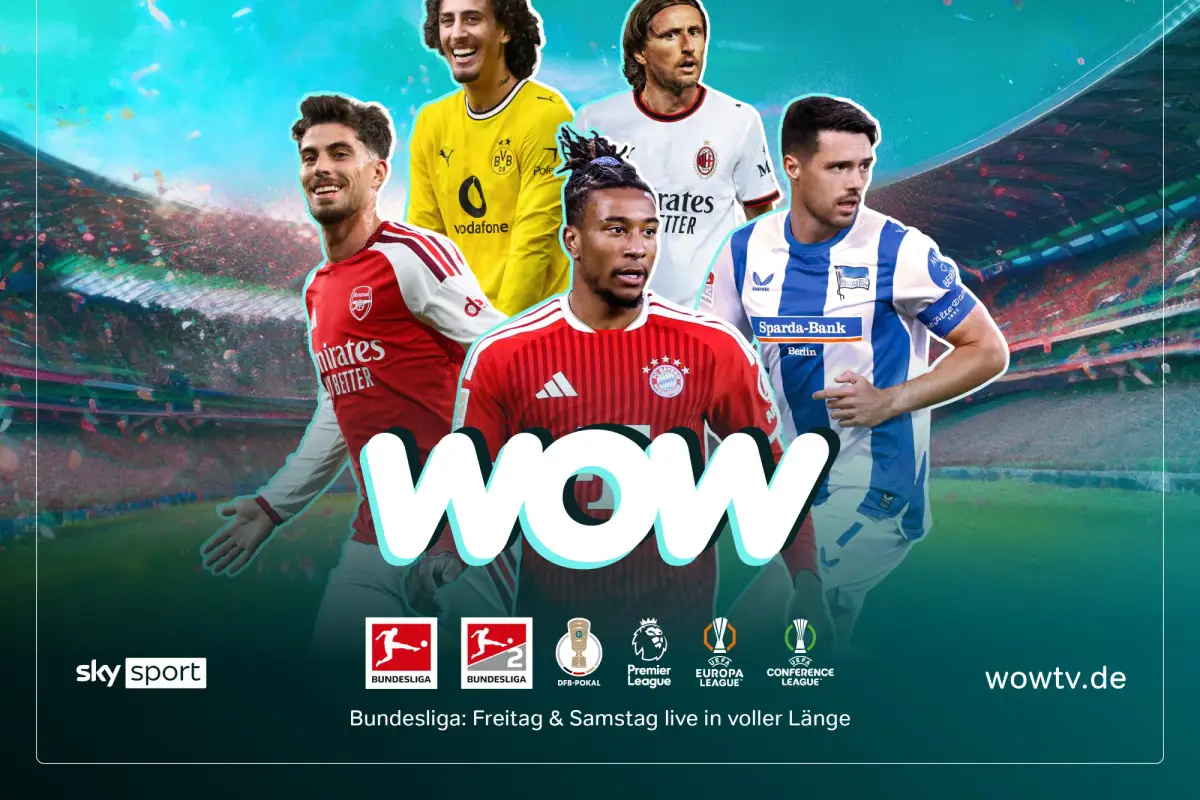 Rabattcode für 44% Ersparnis auf WOW Live-Sport sichern